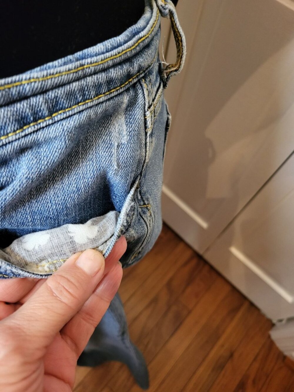 Vintage Y2K Lucky Brand Jeans Bootcut Low Rise sz 12/31 Short 00s Back to School - Picture 8 of 12